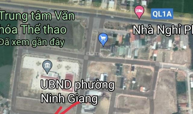 Đất ở đô thị sau lưng UBND P. Ninh Giang cách Vincom 900m