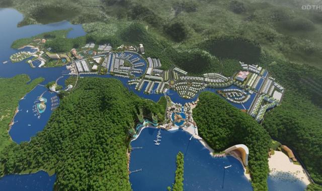 Bán căn biệt thự song lập cát bà Amatina Vinaconex, hải phòng, DT 160m (8x20) bàn giao quý 1/22