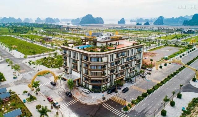 5 lô đất nền mặt biển Quảng Ninh, trục đường kinh tế đêm 32m, giá đợt 1 CĐT, HTLS 0%/24 tháng