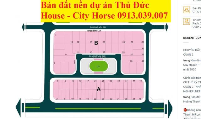 Chính chủ bán lô B28 dự án City Horse, phường An Phú, Quận 2