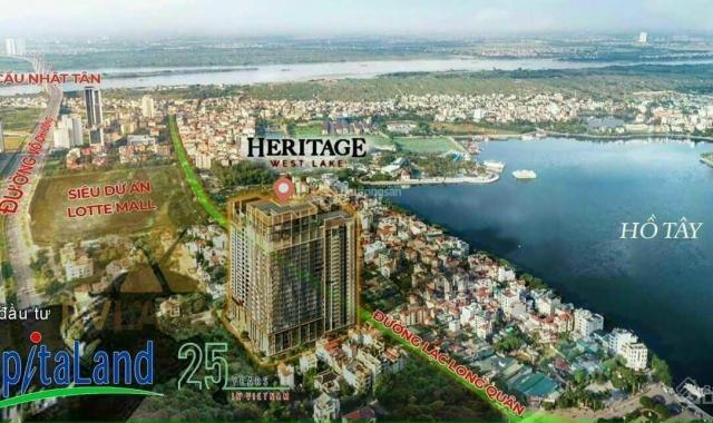 Ra mắt căn hộ siêu sang view Hồ Tây Heritage Westlake của Capital Land. Giá chỉ 90tr/m2