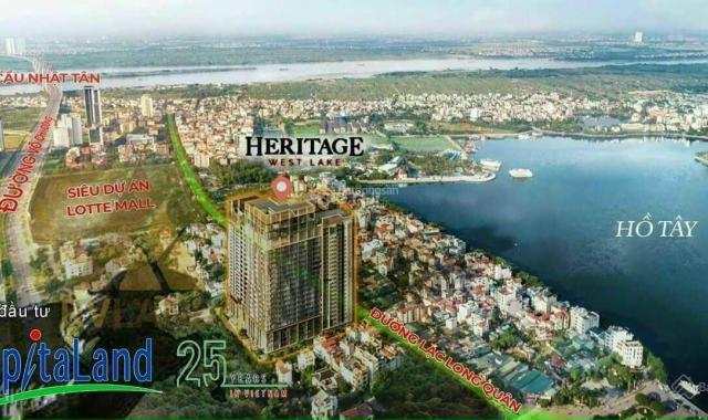 Ra mắt dự án siêu sang Heritage Westlake của Capital Land. Trực diện Hồ Tây, giá chỉ từ 8 tỷ/căn