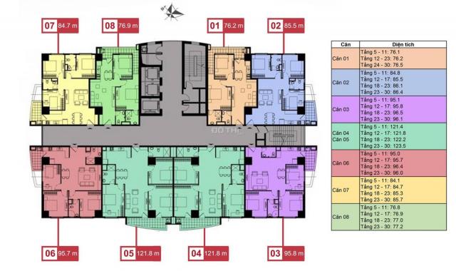 Chính chủ cần bán ngay căn hộ 2302 (86m2) - N01B trước tết - Ban công Đông Nam - view hồ Đền Lừ