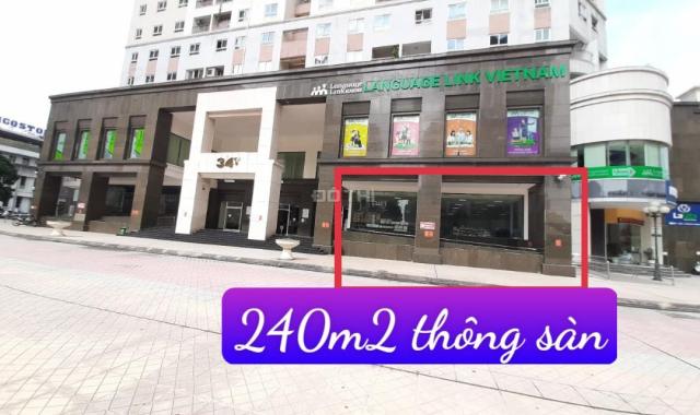 Cho thuê sảnh tầng 1 TTTM tòa chung cư 34T Hoàng Đạo Thúy, 240m2, mặt tiền 20m, vuông vắn, sầm uất
