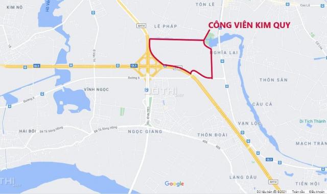 Bán nhà đất ngay Thị trấn Đông Anh, đường ô tô tải, vài bước ra công viên Kim Quy, 50/65m2, 2.65 tỷ