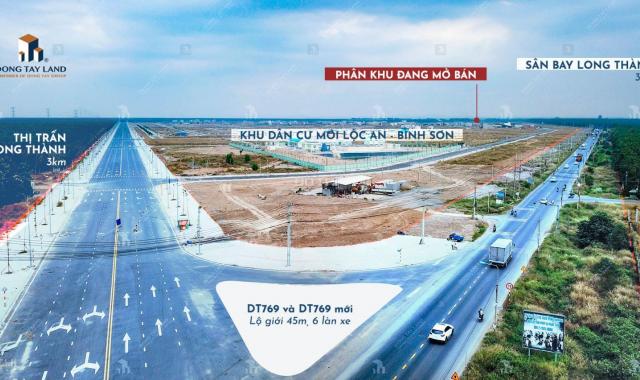 Bán đất nền mặt tiền ĐT 769, cách sân bay quốc tế Long Thành chỉ 3km. LH: 0949190072