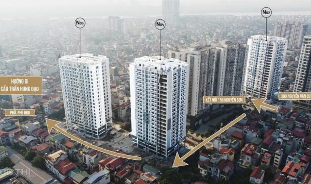 Bán căn góc 3 PN 101m2 gần phố cổ view Sông Hồng tại dự án Berriver Long Biên, CK 7%, vay 0% LS