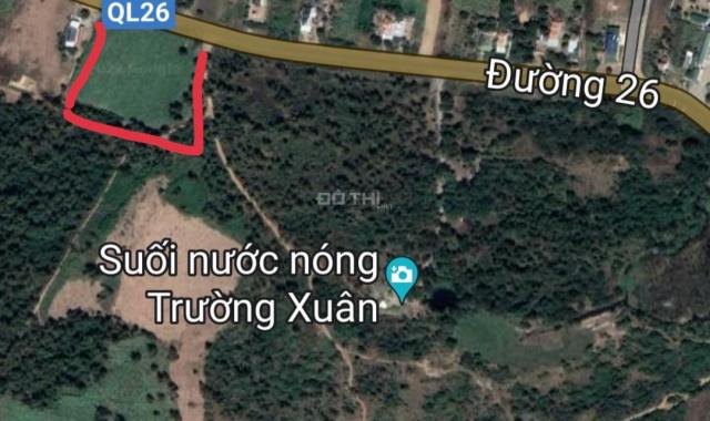 100m mặt tiền QL26 giáp ranh khu du lịch Suối Khoáng nóng Trường Xuân