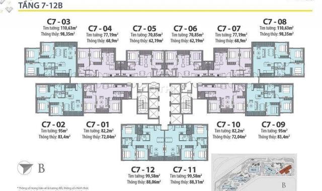 Bán căn hộ 2PN 2WC - view bể bơi - full nội thất đẹp tone màu sáng - tầng trung. Giá 4.1 tỷ