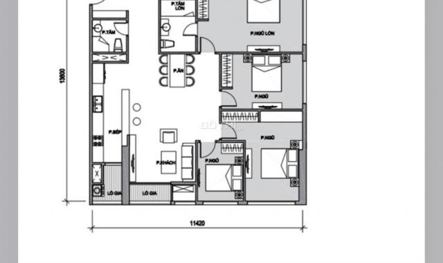 Gia đình chuyển vào Nam sinh sống cần bán nhanh căn hộ 4 PN, 144m2 tại tòa P11 - KĐT Times city