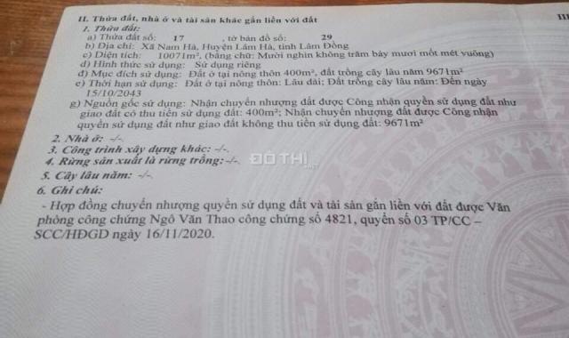 Cần bán lô đất vị trí đẹp tại huyện Lâm Hà - tỉnh Lâm Đồng