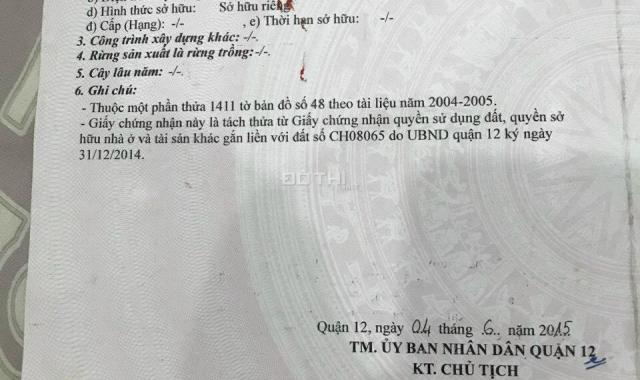 Cần bán nhanh nhà xưởng vị trí đẹp tại Q12 - TP HCM