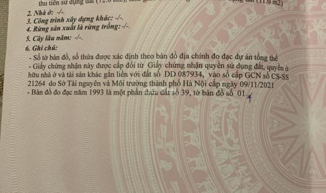 Chính chủ bán gấp đất xóm 6, Dược Thượng, Tiên Dược, Sóc Sơn, Hà Nội