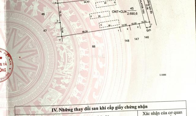 Bán đất tại đường DH708, Xã Định Hiệp, Dầu Tiếng, Bình Dương diện tích 2690m2 giá 3,875 tỷ