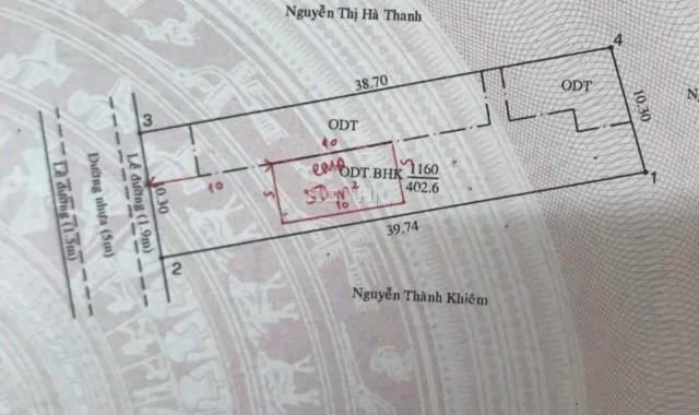 Bán đất biệt thự 1/ đường Phạm Ngọc Thạch, Phường Hiệp Thành, Thủ Dầu Một, Bình Dương 402m2 8.9 tỷ