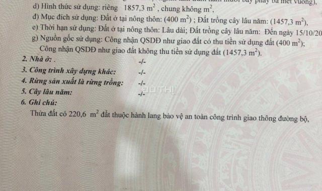 Bán đất tại Xã Vạn Hưng, Vạn Ninh, Khánh Hòa diện tích 5100m2