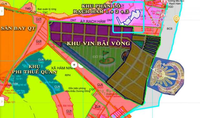 Chỉ với 600tr sở hữu ngay 1 lô đất siêu hot, ngay sát Vinpearl tại Hàm Ninh - Phú Quốc