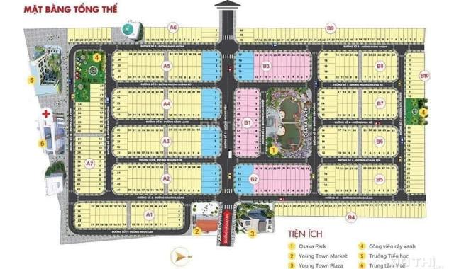 Đất Young Town siêu rẻ, Đức Hòa, DT 96m2, sổ hồng riêng, giá TT 640 triệu, 0909968987