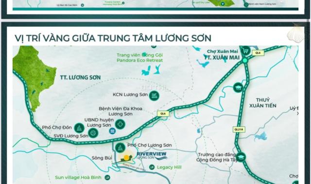 Cần bán lô đất biệt thự ngay trung tâm phố chợ Lương Sơn - Thị trấn Lương Sơn