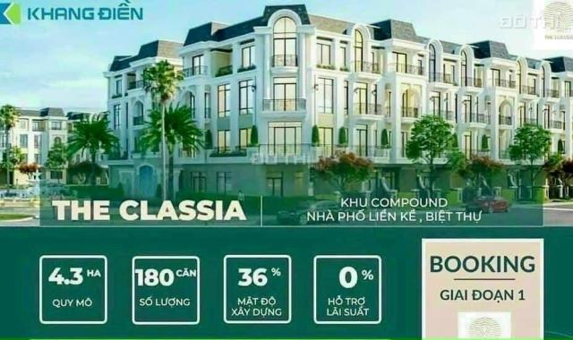 Bán biệt thự, nhà phố dự án The Classia Khang Điền, từ CDT 5*20m 1 trệt 3 lầu, khu compound, ở liền