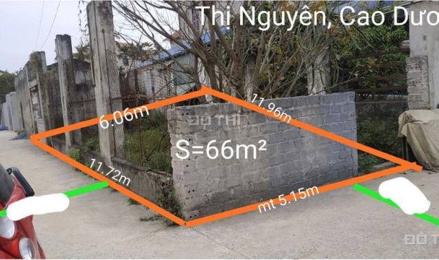 Bán đất tại Xã Cao Dương, Thanh Oai, Hà Nội diện tích 66m2 giá 23 triệu/m2