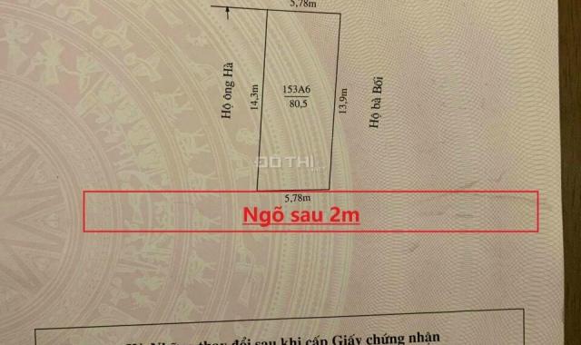 Bán đất tại đường Vân Tra, Xã An Đồng, An Dương, Hải Phòng diện tích 81m2 giá 1.39 tỷ