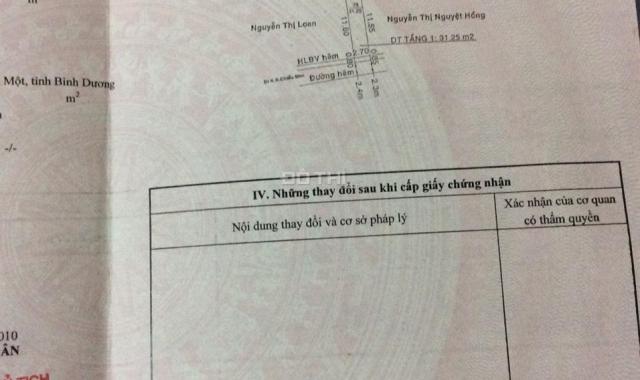 Bán nhà phường Phú Cường ngay sát chợ Bình Dương đối diện Nguyễn Kim giá chỉ có 1tỷ750tr