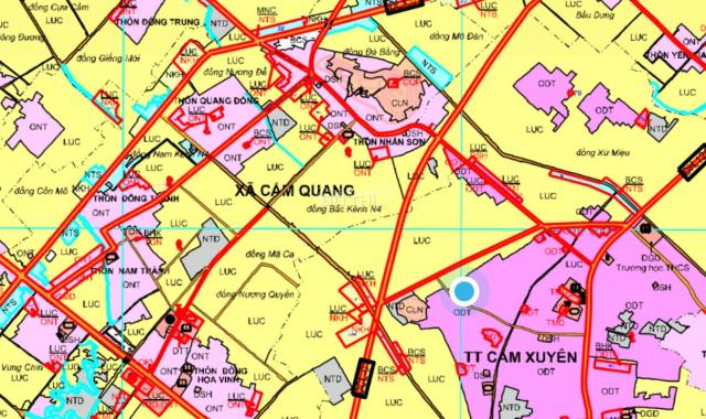 Cần bán lô đất 9x40m thị trấn Cẩm Xuyên, Hà Tĩnh, giá đầu tư 1,66 tỷ, lh 0973994704