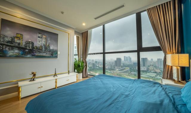 Cho thuê căn 2 ngủ tầng 19 chung cư Vinhomes SkyLake đầy đủ đồ view HỒ