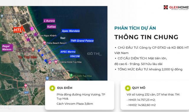 Bán nhà mặt phố tại đường Hùng Vương, Tuy Hòa, Phú Yên xây dựng 9 tầng, giá từ 7 tỷ