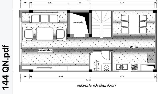 Quan Nhân 12 phòng khép kín - 8 tầng - Thang máy - View hồ - Ô tô sát nhà 64m2 ngang 5m giá 8,5 tỷ