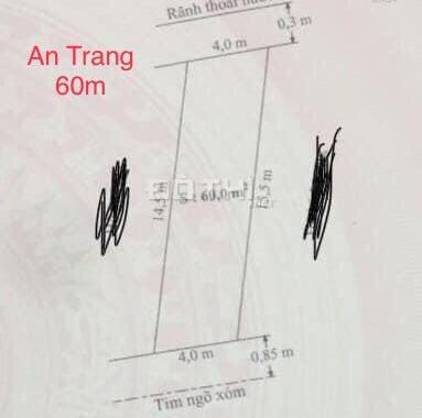 Bán đất tại đường An Trang, Xã An Đồng, An Dương, Hải Phòng diện tích 60m2 giá 1.68 tỷ