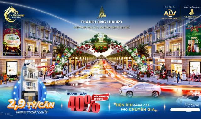 Bán nhà mặt phố tại dự án Thăng Long Luxury, Bàu Bàng, Bình Dương DTSD 250m2 giá 2.850 tỷ