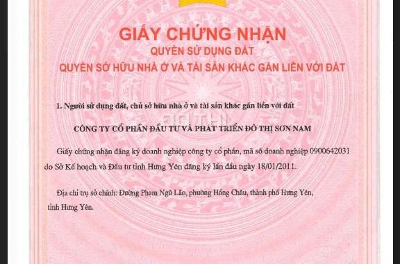 Khu đô thị Sơn Nam Plaza VCenter TP. Hưng Yên chỉ từ 1,3 tỷ hotline: 0935123186