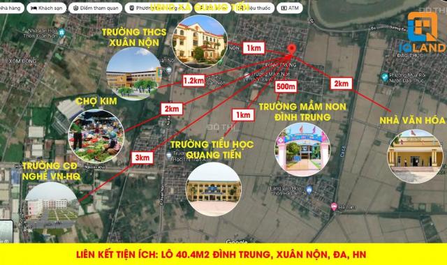 Lô góc 2 mặt tiền 48m giá nhỉnh tỷ tại Đình Trung - Xuân Nộn. LH 0976677492