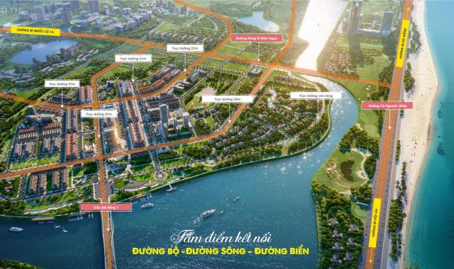 Chỉ hơn 1 tỷ sở hữu ngay đất ven sông Cổ Cò phía Nam Đà Nẵng - KĐT Indochina Riverside điện âm 100%