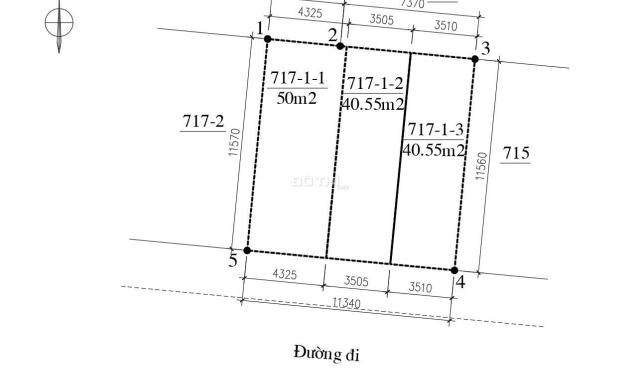 Chính chủ bán lô 717 - 1, 50m2, MT 4.32m, khu dịch vụ 25.2ha xã Vân Canh Hoài Đức Hà Nội giá rẻ