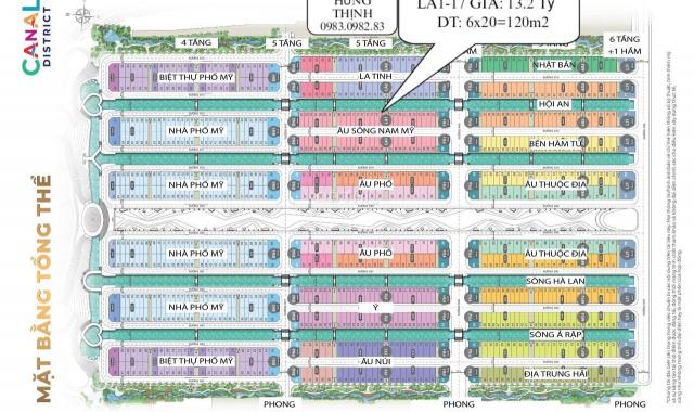 Bán lô AS3 - 35 khe thoáng 6m, DT 150m2, giá 16,450 tỷ, ngay cầu, DA Merry Land Quy Nhơn