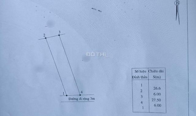 Bán đất tặng nhà cấp 4 hẻm 3m gần chợ Diên An