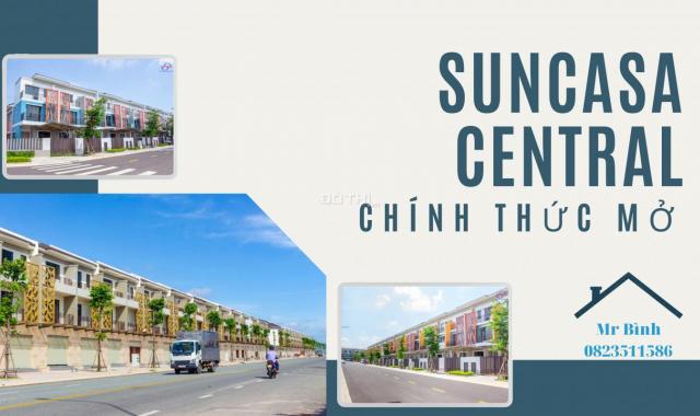 Chính thức mở bán nhà mặt phố Sun Casa Central tại đường Dân Chủ, Bình Dương diện tích SD 177m2