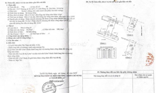 Bán nhà riêng tại đường 38, Phường Linh Đông, Thủ Đức, Hồ Chí Minh diện tích 56.6m2 giá 4.95 tỷ