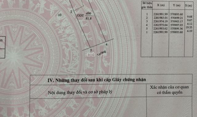 Bán đất tại đường Đông Mạc, Phường Lộc Hạ, Nam Định, Nam Định diện tích 82m2