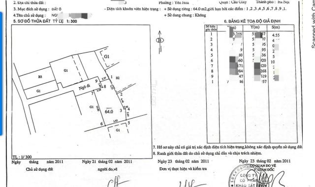 Cần bán mảnh đất 64m2 ở phố Hoa Bằng, phường Yên Hoà, Cầu Giấy - Giá chỉ 3,1 tỷ