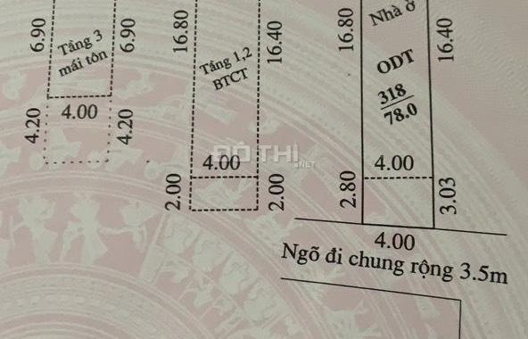 Bán nhà tại đường Hải Thượng Lãn Ông, Phường Quảng Thắng, Thanh Hóa, Thanh Hóa DT 78m2 giá 2,35 tỷ