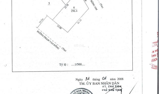 Cần bán lô đất 3 mặt tiền khu biệt thự Đường Đệ, Vĩnh Hòa, Tp Nha Trang