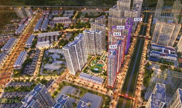 Bán căn hộ Sakura SA3 - Vinhomes Smart City, 60m2, 2PN - 2WC, 2,4 tỷ