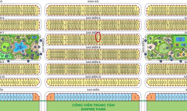 Bán shophouse Sao Biển SB7 - 132 The Empire, 98m2, 5 tầng, MT 7.5m, kinh doanh đỉnh, nhỉnh 11 tỷ