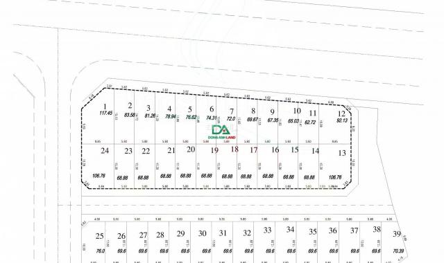 Bán đất đấu giá xã Vân Nội Đông Anh - khu X5 thôn Đông Tây