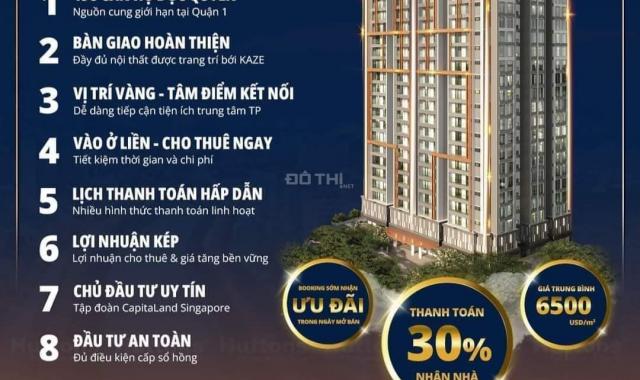 Bán căn hộ chung cư Capitaland - Zenity đường Võ Văn Kiệt, Phường Cầu Kho, Quận 1, Hồ Chí Minh