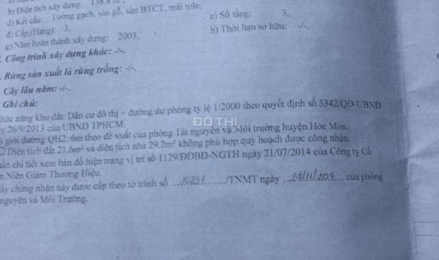 Bán nhà riêng DTS 389m2 200m ra Tô Ký, xã TTT, gần chợ Ba Bầu, trường Nguyễn Hữu Cầu Hóc Môn